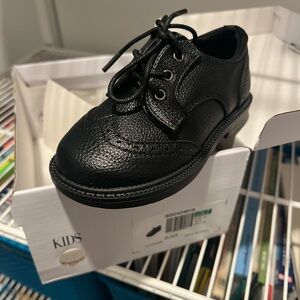 New In Box DREAM PAIRS Toddler Boys Dress Oxford Shoes, Black, Sz 7 Toddler